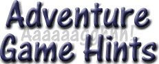 Adventure Game Hints